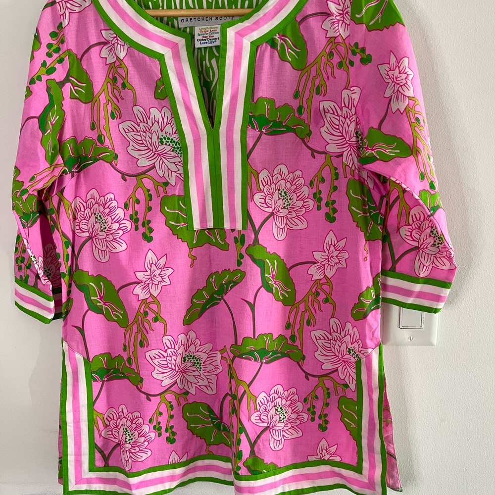 Gretchen Scott Tunic Floral Print Made in India